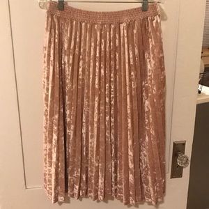 A New Day Pink Velvet Skirt Target Size Small